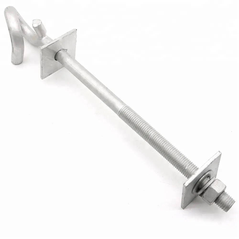 Eye Hook Bolt,Pigtail Bolt,Hot Dip Galvanized,Power Fittings,Pole Line Hardware