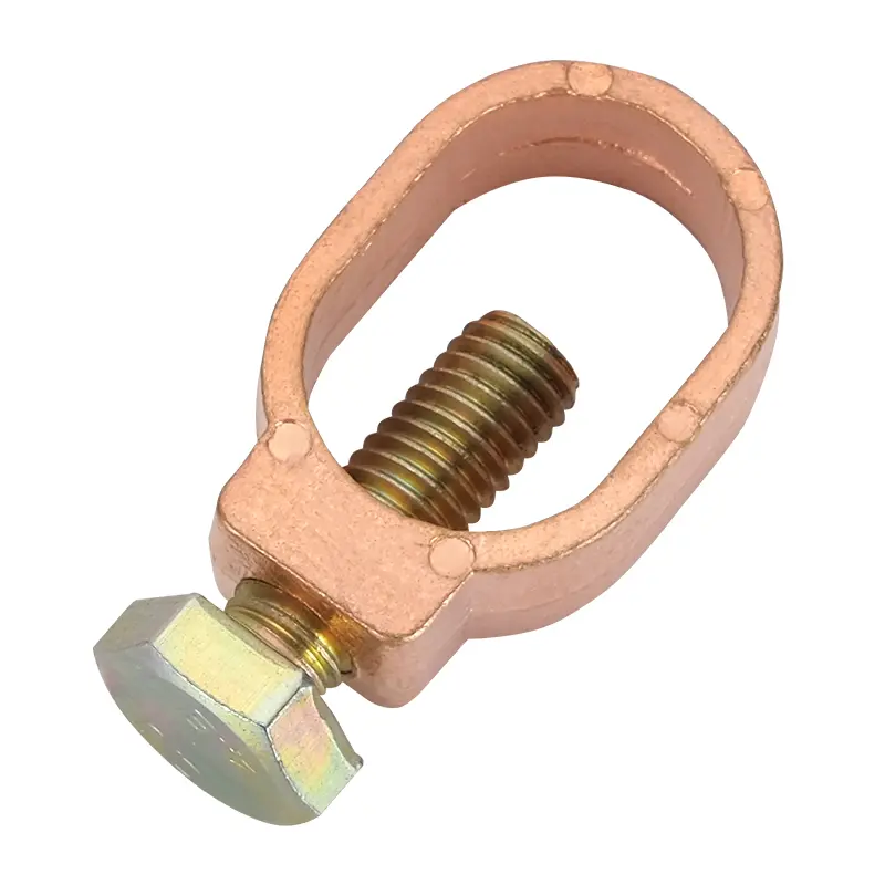Copper Earting Clamps,Earthing System Brass Rod Clamp,Grounding Clamps and Clips