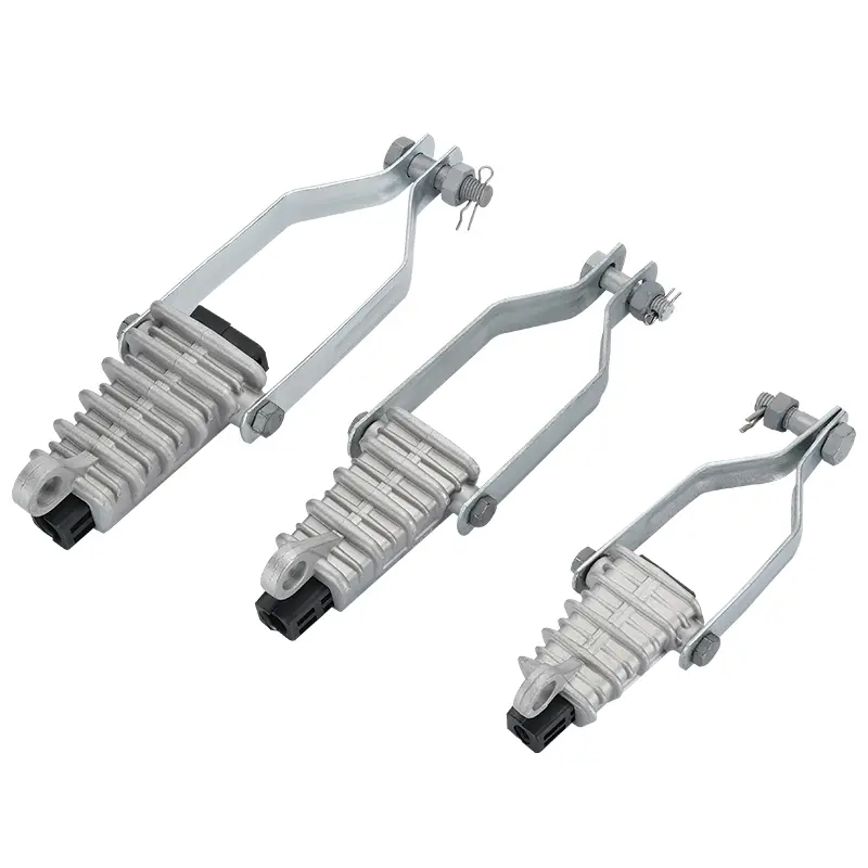 NEJ Type Dead End Anchor Clamp,FTTH ADSS Cable,Suspension Tension Clamp,Suspension Dead End Clamp