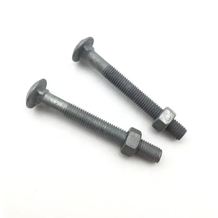 Carriage Bolt,Hot Dip Galvanized,Pole Line Hardware,Decks Full Thread Carriage Bolt