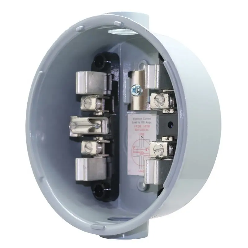 GYB,Electric Meter Socket Box Aluminium,3 Phase Electric Meter Box Single Socket,Meter Base