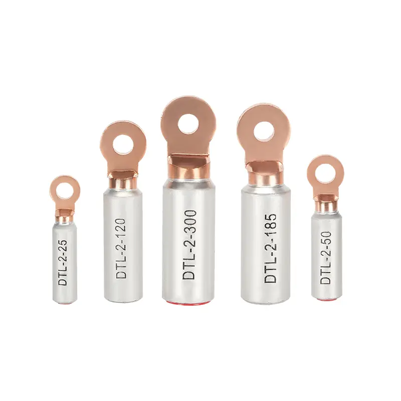 Connector Insulated Terminal,DTL SERIES,Tinned Copper Electrical Lug,Bimetal Connector Cable Lug,copper-aluminium wiring terminals