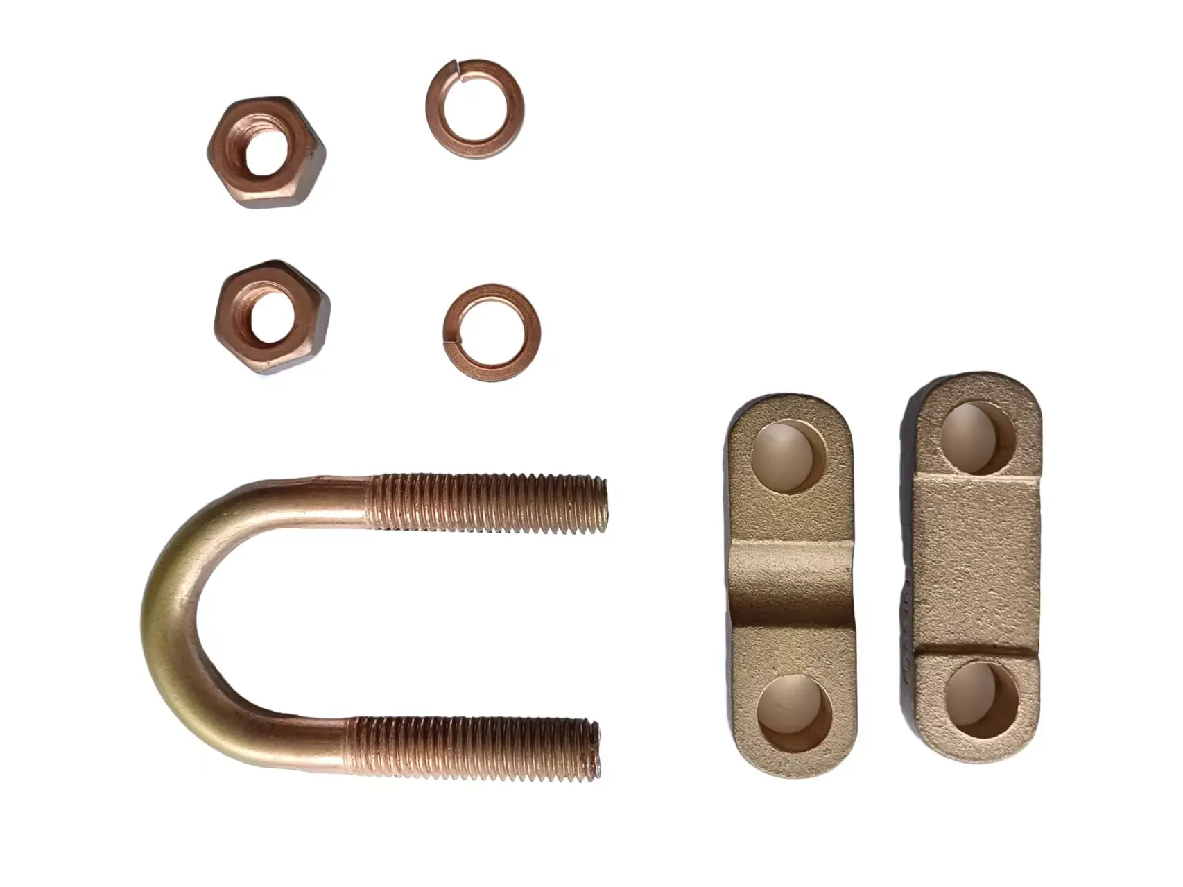 U-Bolt Earth Clamp,Copper Ground Clamp,U Brass Clamp