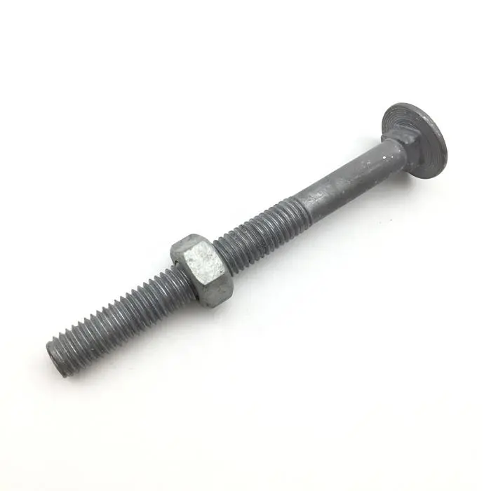 Carriage Bolt,Hot Dip Galvanized,Pole Line Hardware,Decks Full Thread Carriage Bolt